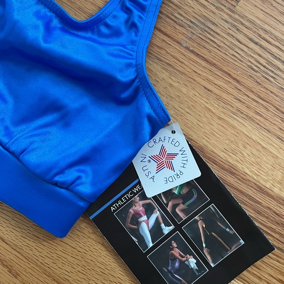 Vintage Made in USA Blue Sports Bra! - Picture 3 of 6